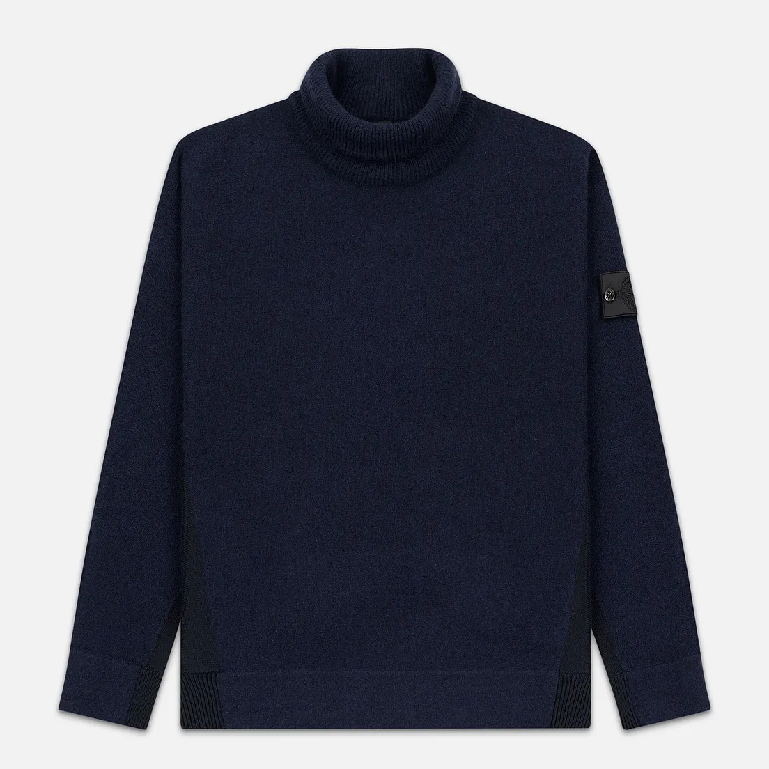 Stone Island Shadow Project Мужской свитер Bicolor Stretch Wool And Alpaca Blend