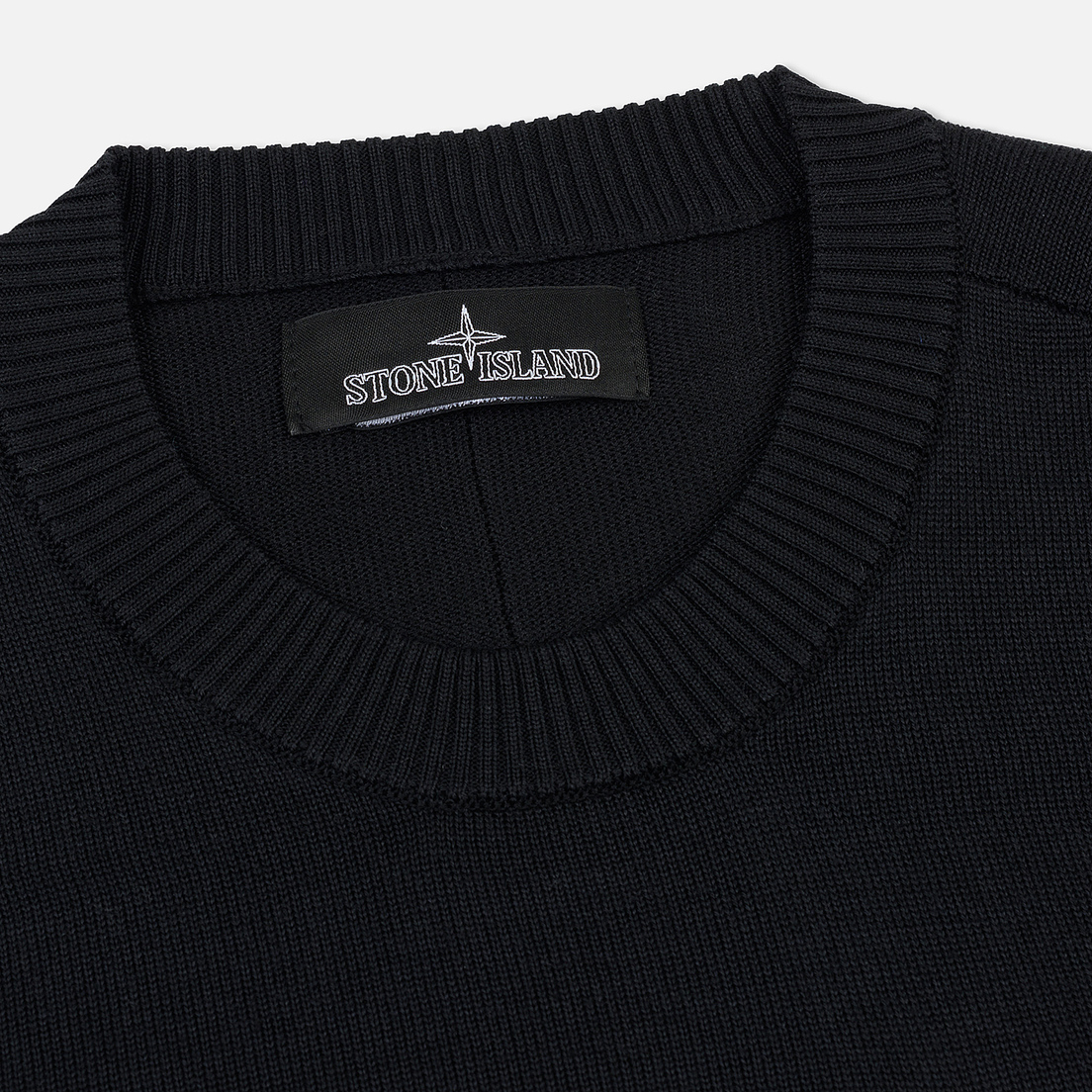 Stone Island Shadow Project Мужской свитер Catch Pocket Crew Neck Virgin Wool/Silk Blend