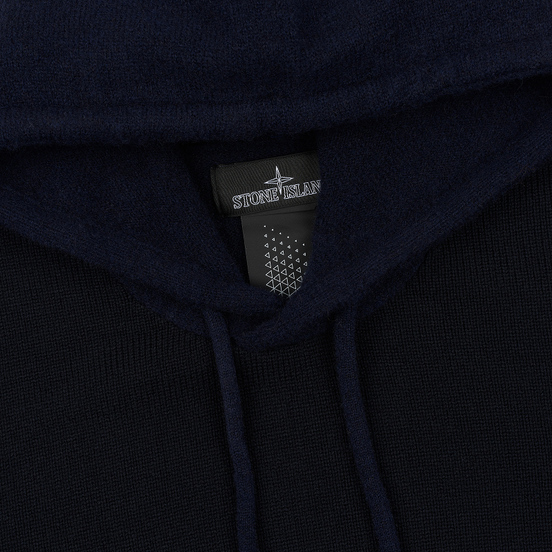 Мужской свитер Stone Island Shadow Project Contrast Hoodie Navy