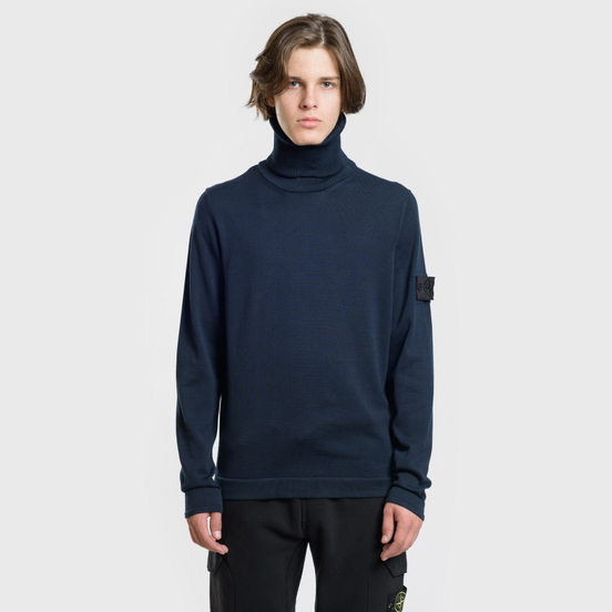 Мужской свитер Stone Island Shadow Project Knit Cotton Navy