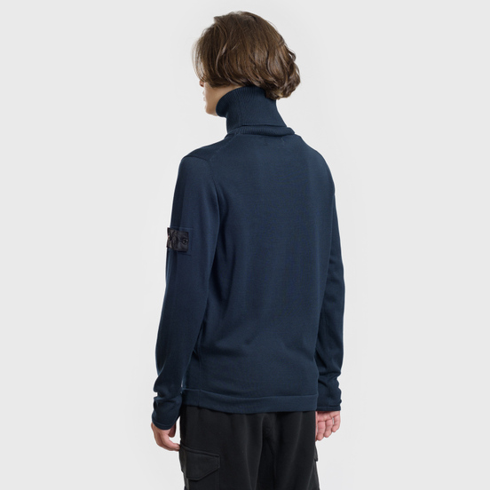 Мужской свитер Stone Island Shadow Project Knit Cotton Navy