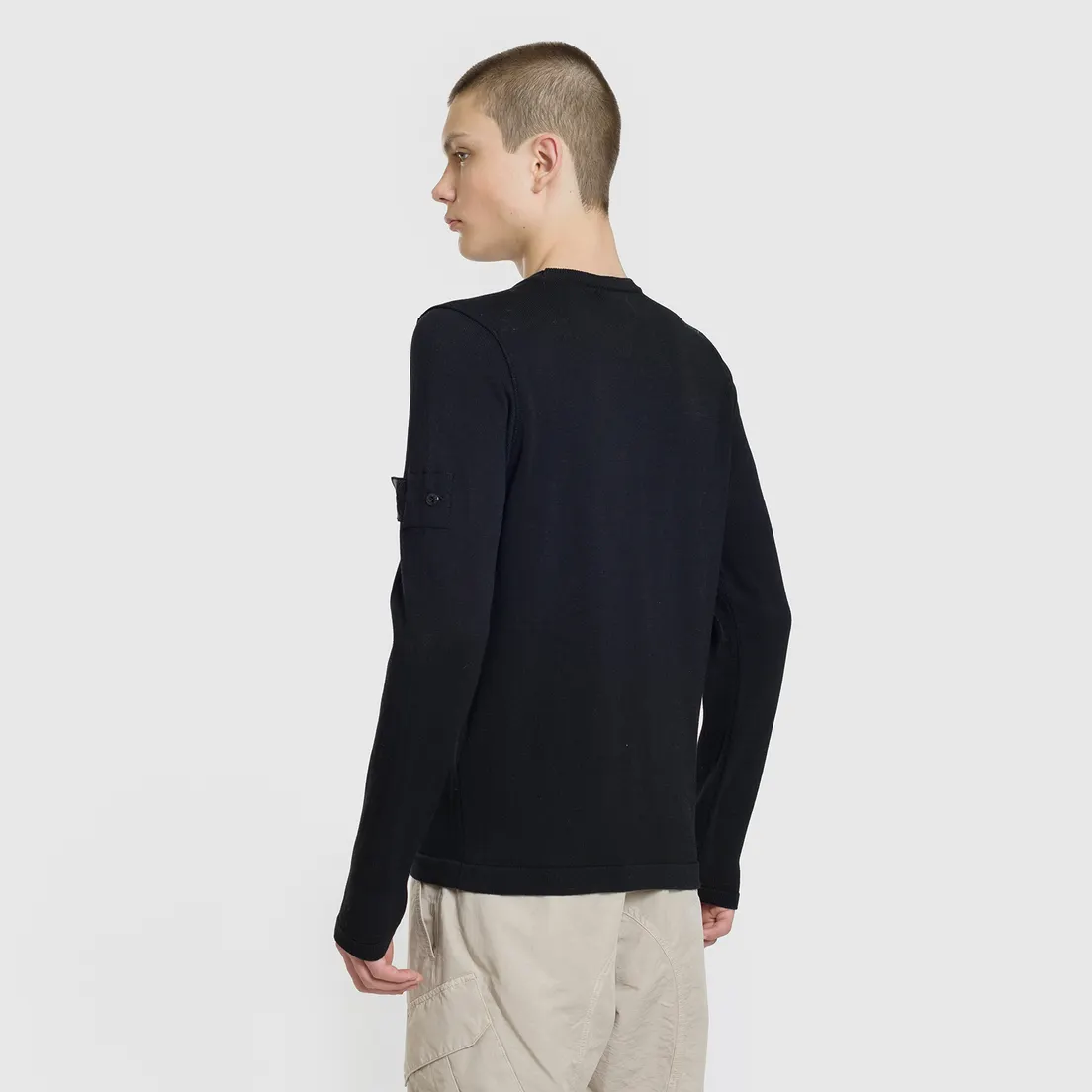 Stone Island Shadow Project Мужской свитер Pocket Constructed Side Entrance
