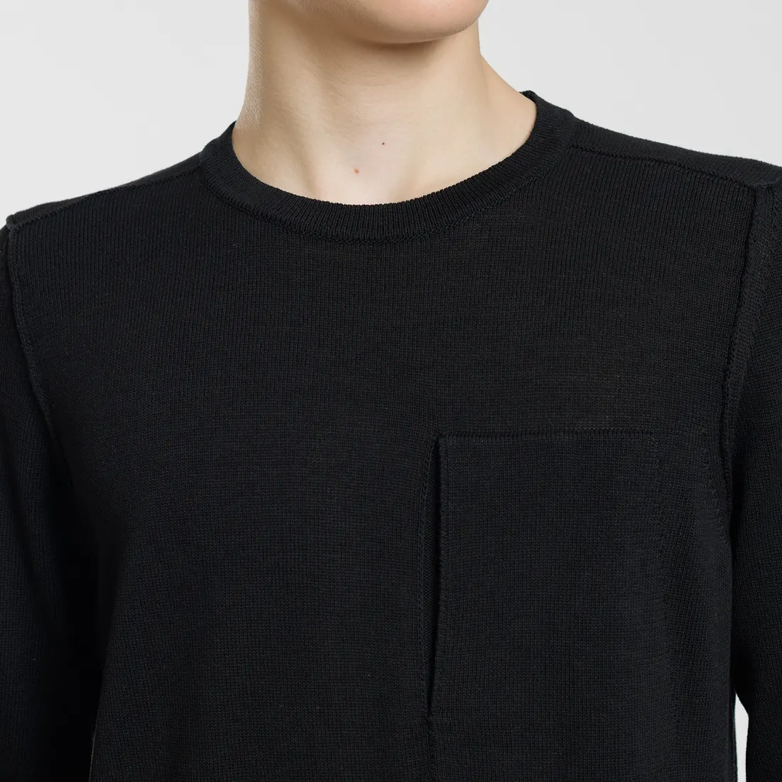 Stone Island Shadow Project Мужской свитер Pocket Constructed Side Entrance