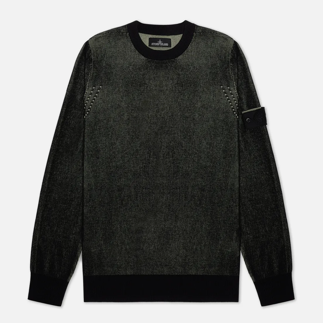 Stone Island Shadow Project Мужской свитер Two Colour Crew Neck Knit