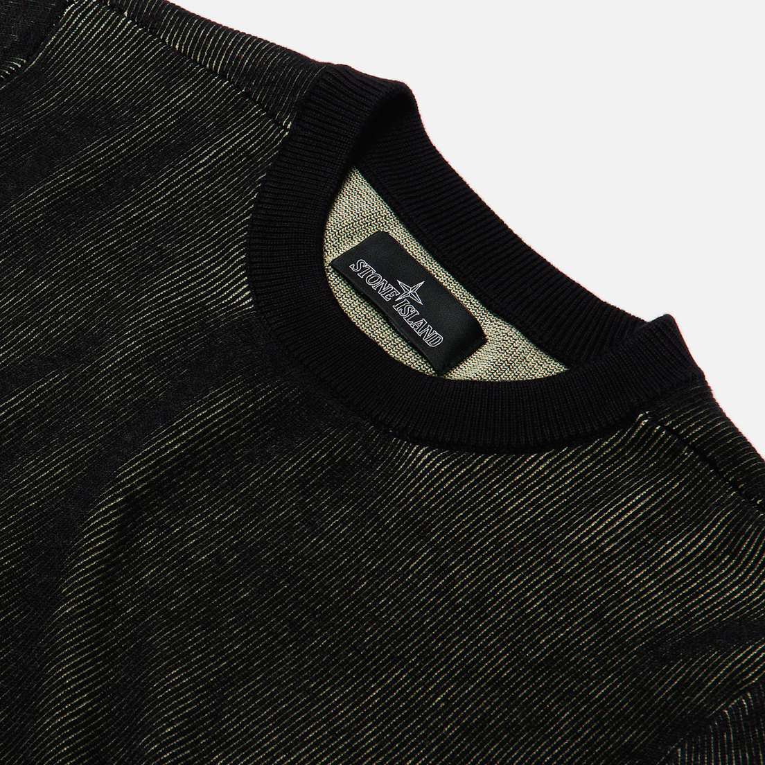 Stone Island Shadow Project Мужской свитер Two Colour Crew Neck Knit