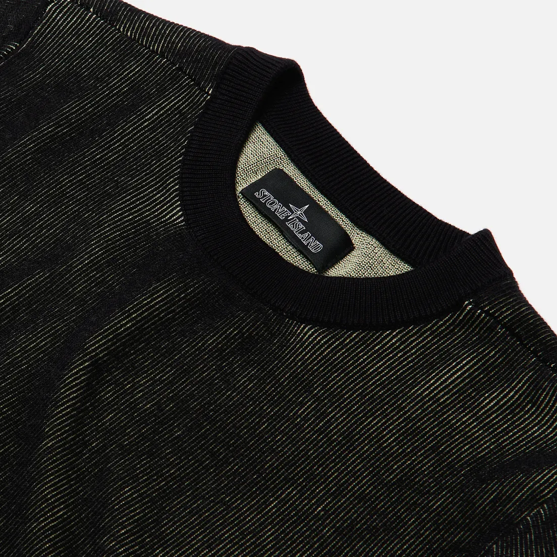 Stone Island Shadow Project Мужской свитер Two Colour Crew Neck Knit