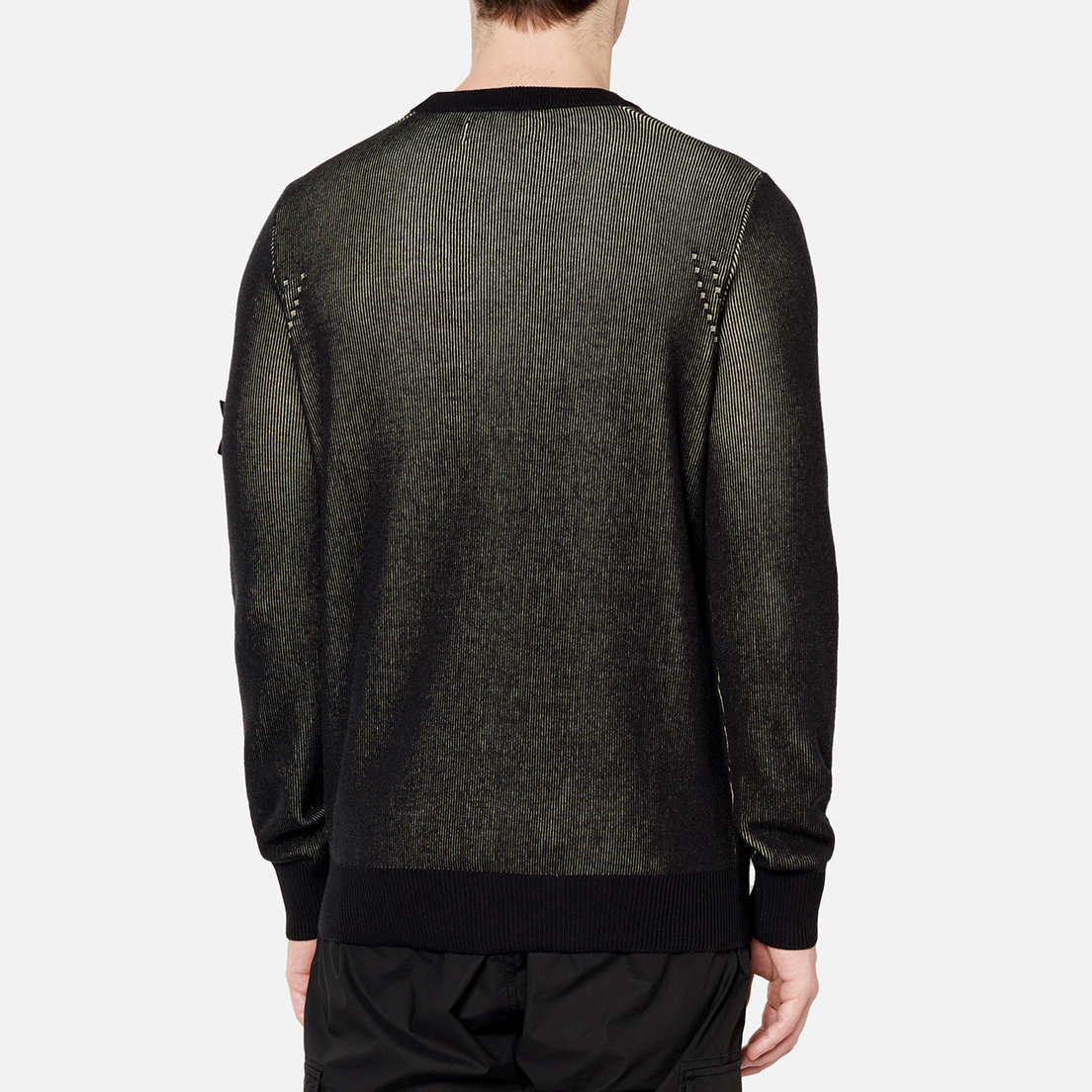 Stone Island Shadow Project Мужской свитер Two Colour Crew Neck Knit