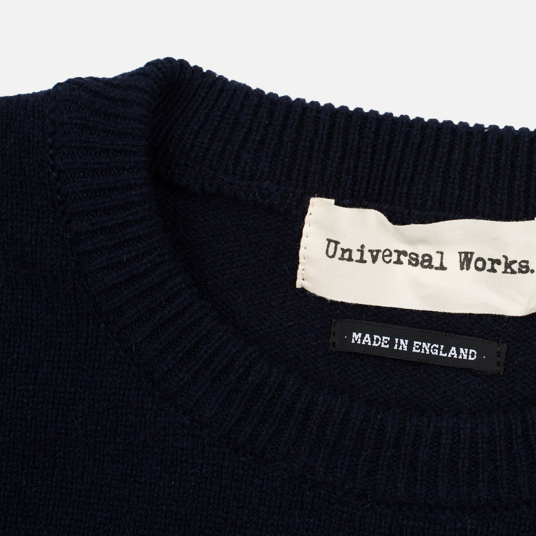 Universal Works Мужской свитер Crew Soft Wool