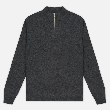Мужской свитер Velour Cyrlie Zip Lambswool Grey