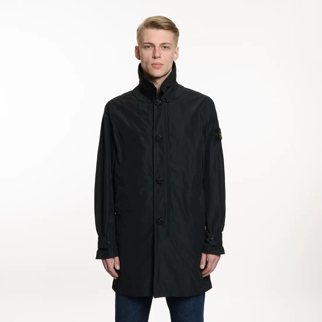 Stone Island Мужской тренчкот Micro Reps Military Specification