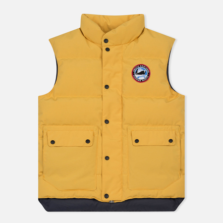 Мужской жилет Arctic Explorer Stripe Logo Yellow
