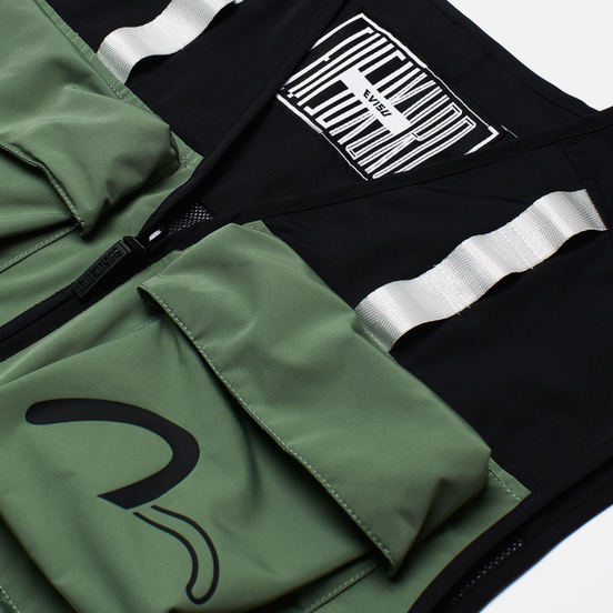Мужской жилет Evisu Evisukuro EK Utility Dark Moss