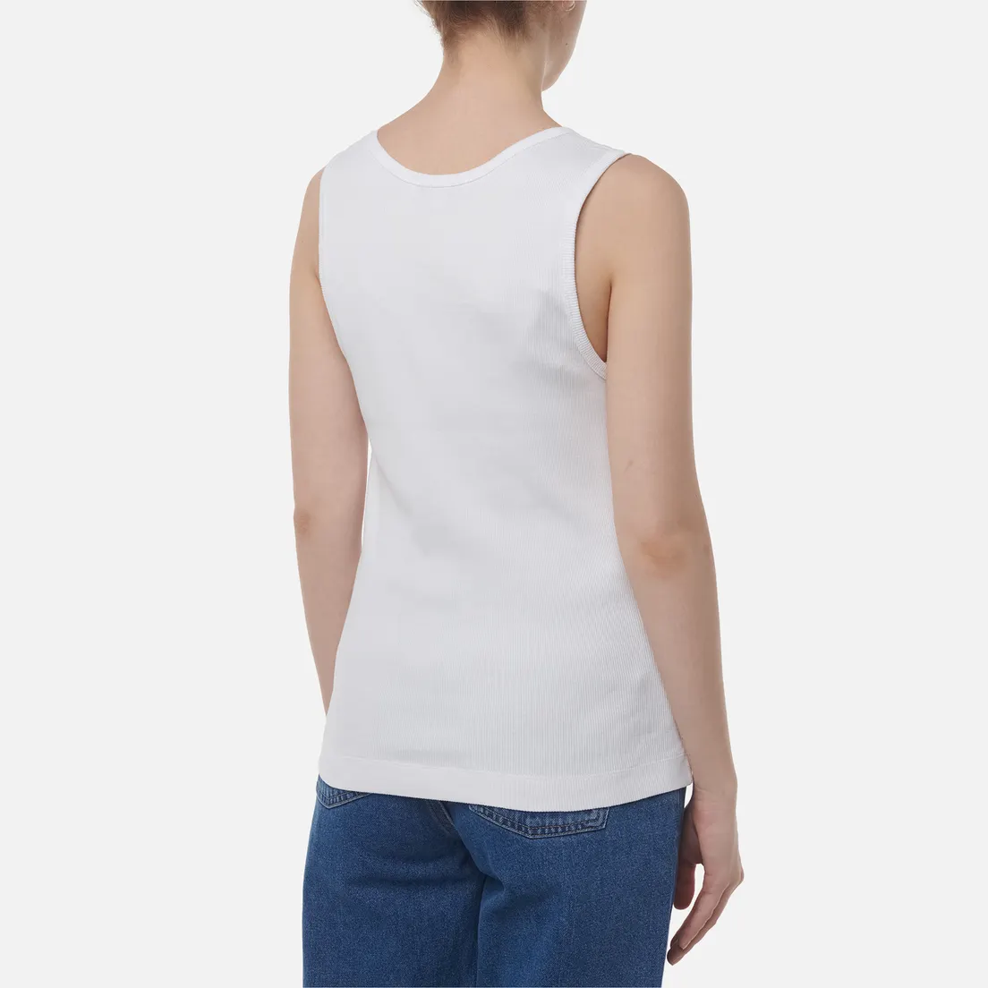 Maison Kitsune Женская майка Baby Fox Ribbed