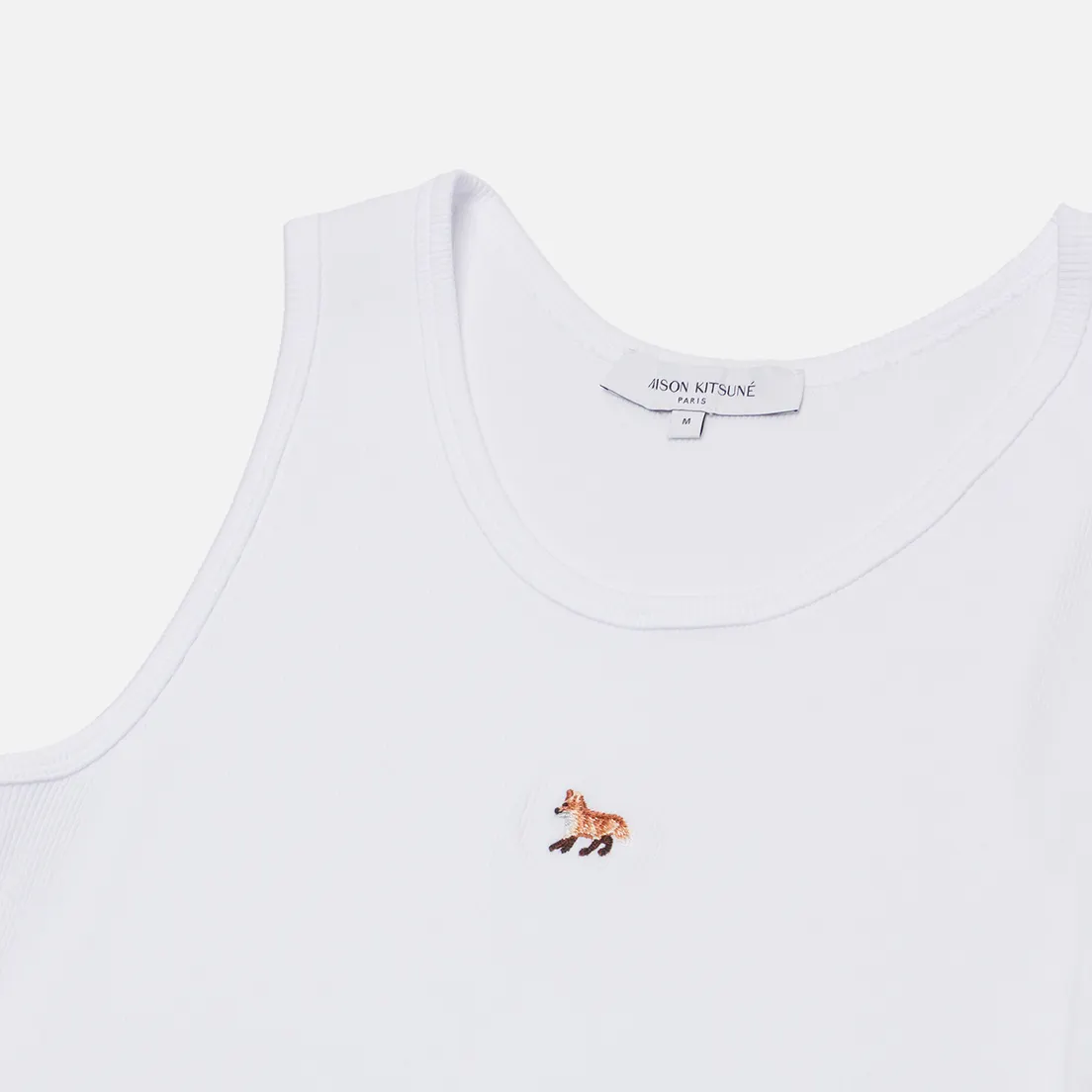 Maison Kitsune Женская майка Baby Fox Ribbed