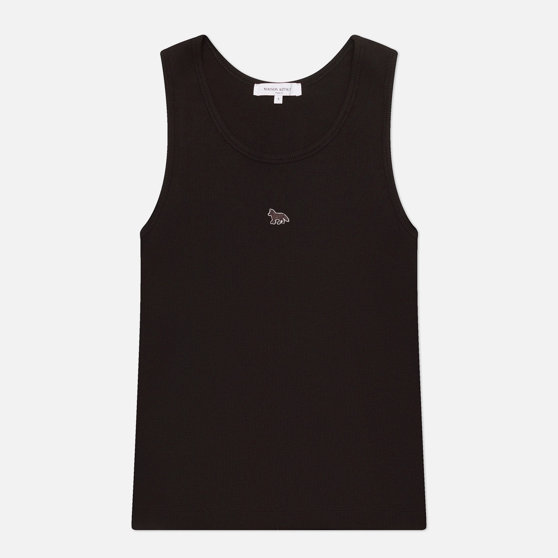 Maison Kitsune Женская майка Baby Fox Ribbed