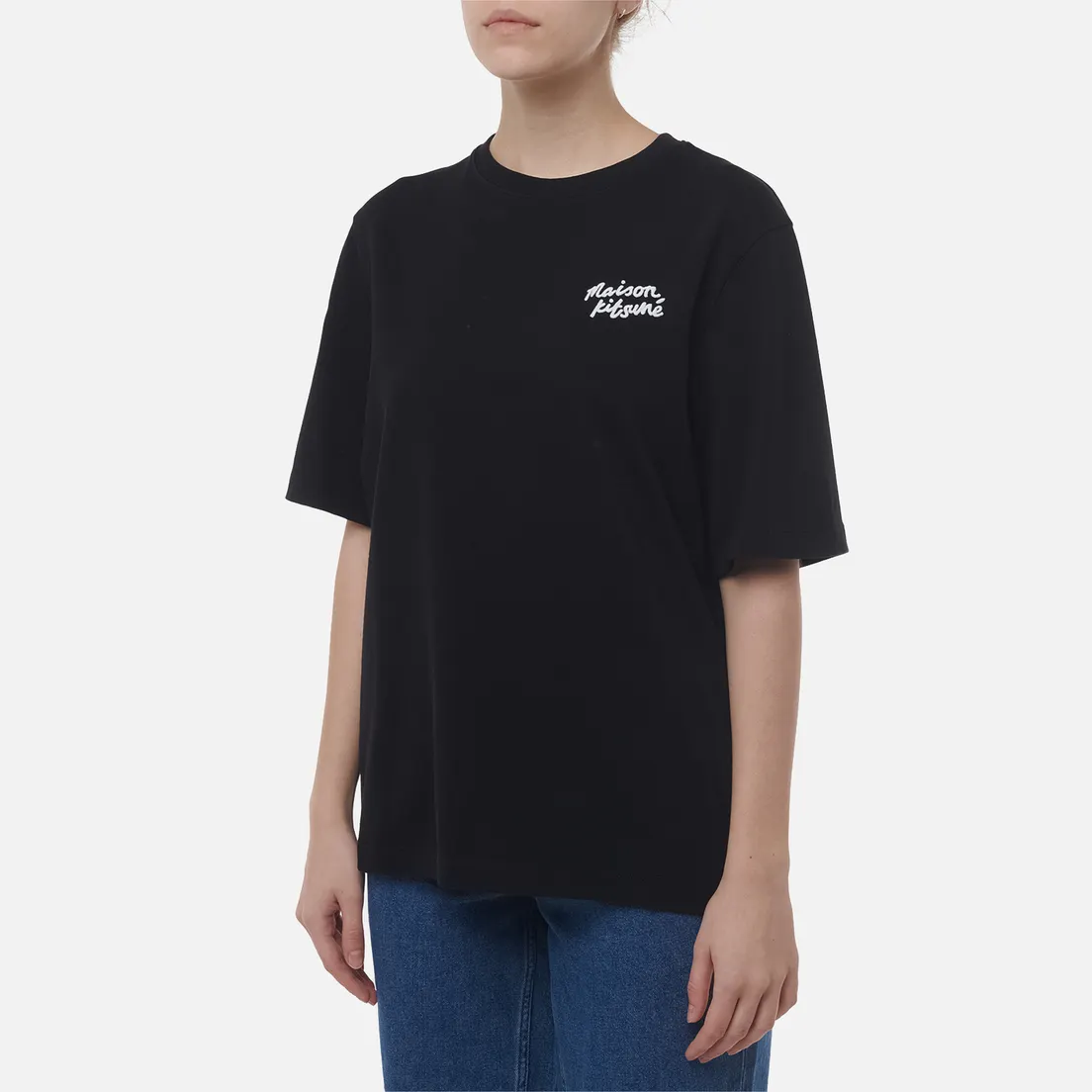 Maison Kitsune Женская футболка Maison Kitsune Handwriting Comfort