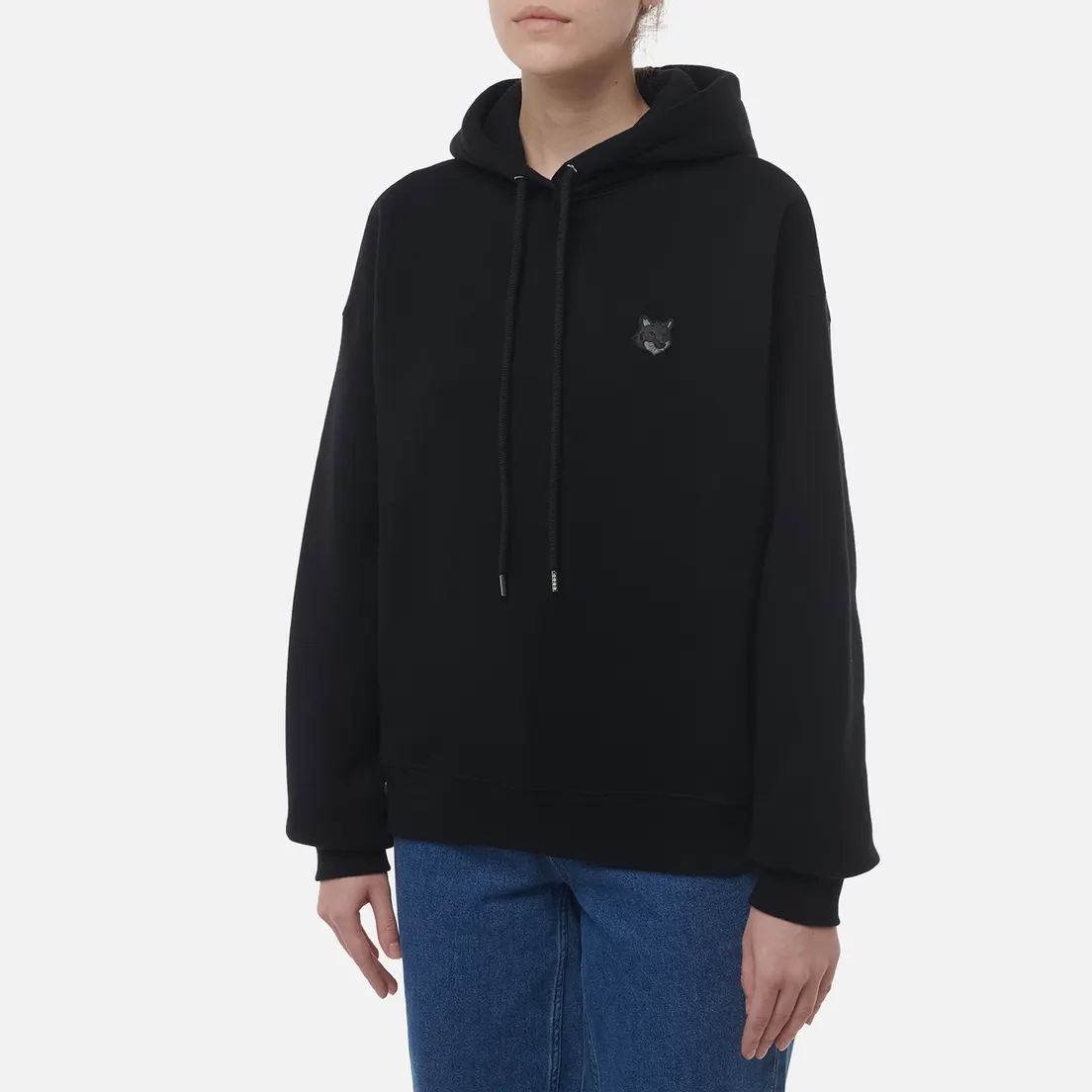 Maison Kitsune Женская толстовка Bold Fox Head Patch Comfort Hoodie