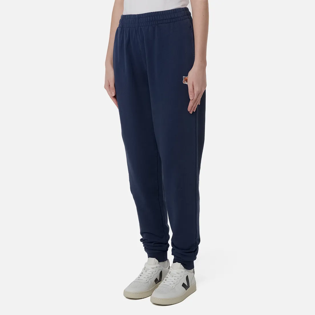 Maison Kitsune Женские брюки Fox Head Patch Regular Joggers