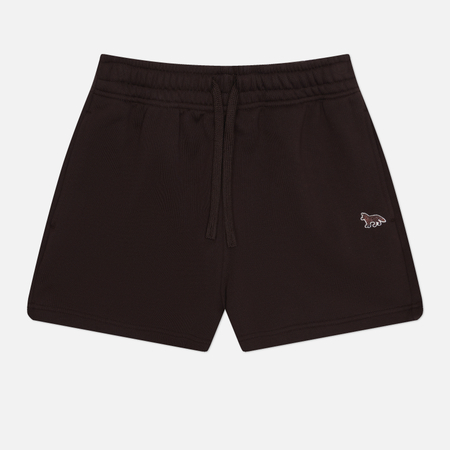 Женские шорты Maison Kitsune Baby Fox Regular Jog, цвет коричневый, размер S