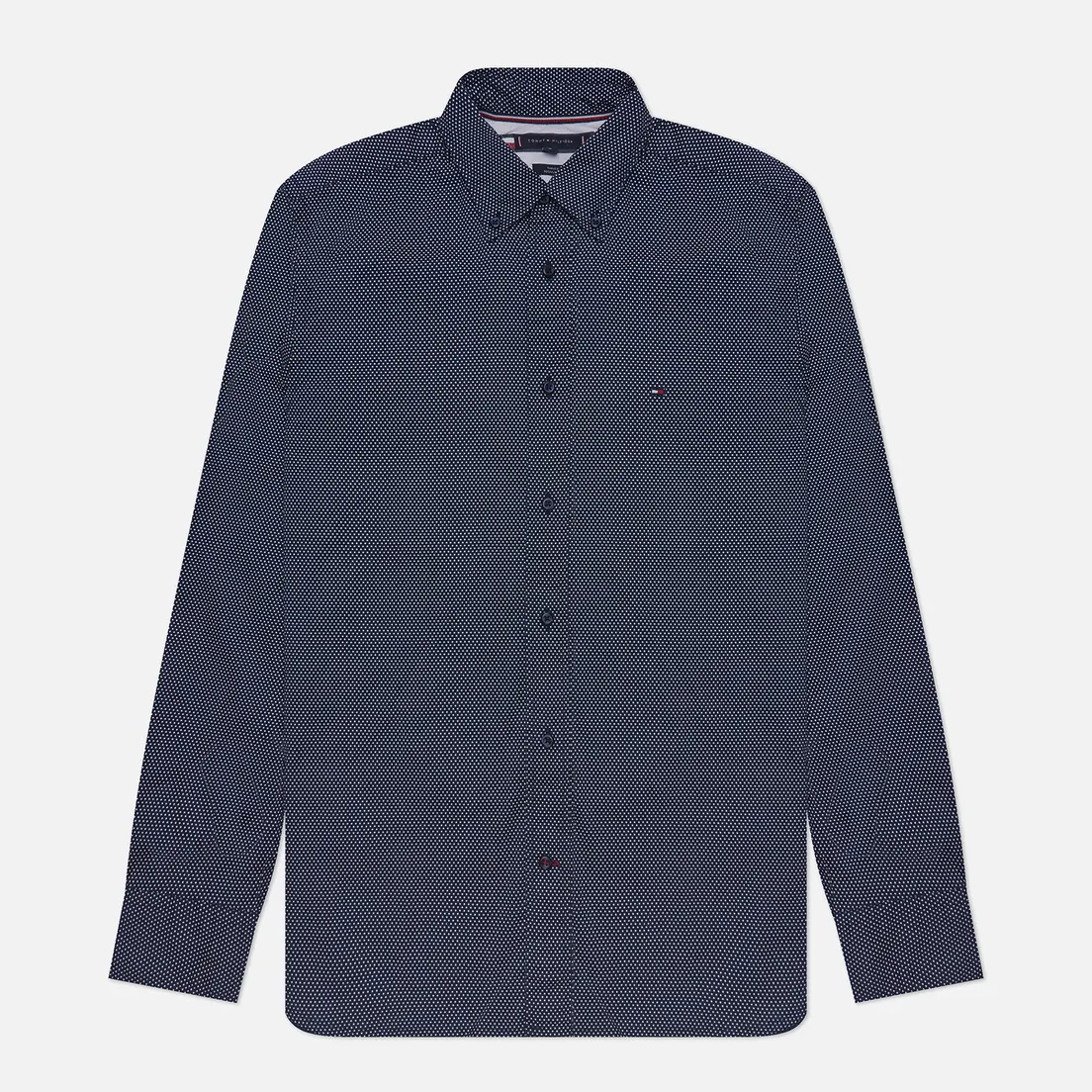 Tommy Hilfiger Мужская рубашка BT-Core Flex Mini Geo Print Regular Fit