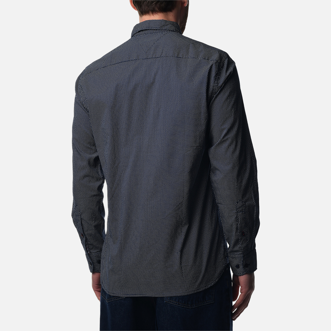 Tommy Hilfiger Мужская рубашка BT-Core Flex Mini Geo Print Regular Fit