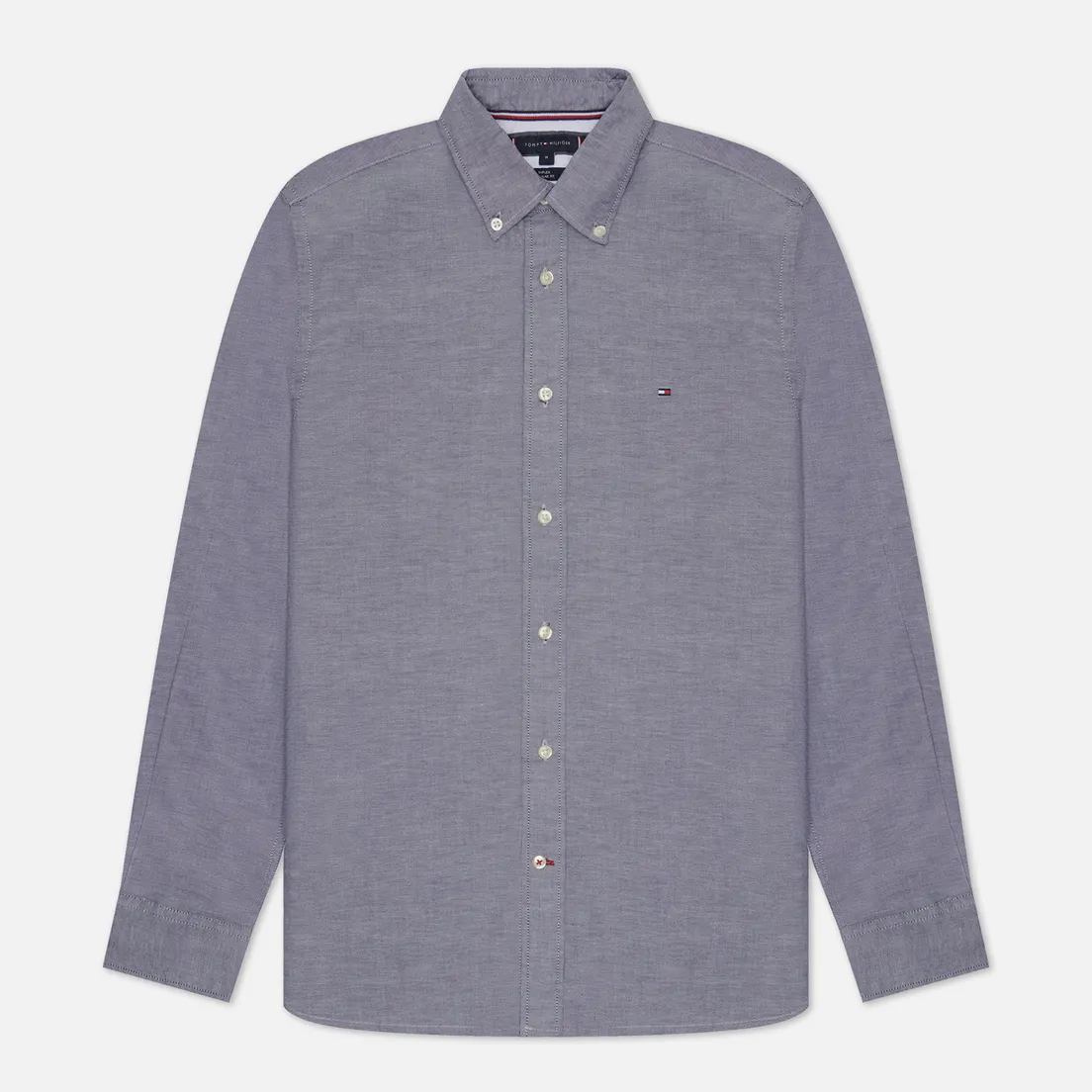 Tommy Hilfiger Мужская рубашка Core 1985 Flex Oxford Regular Fit