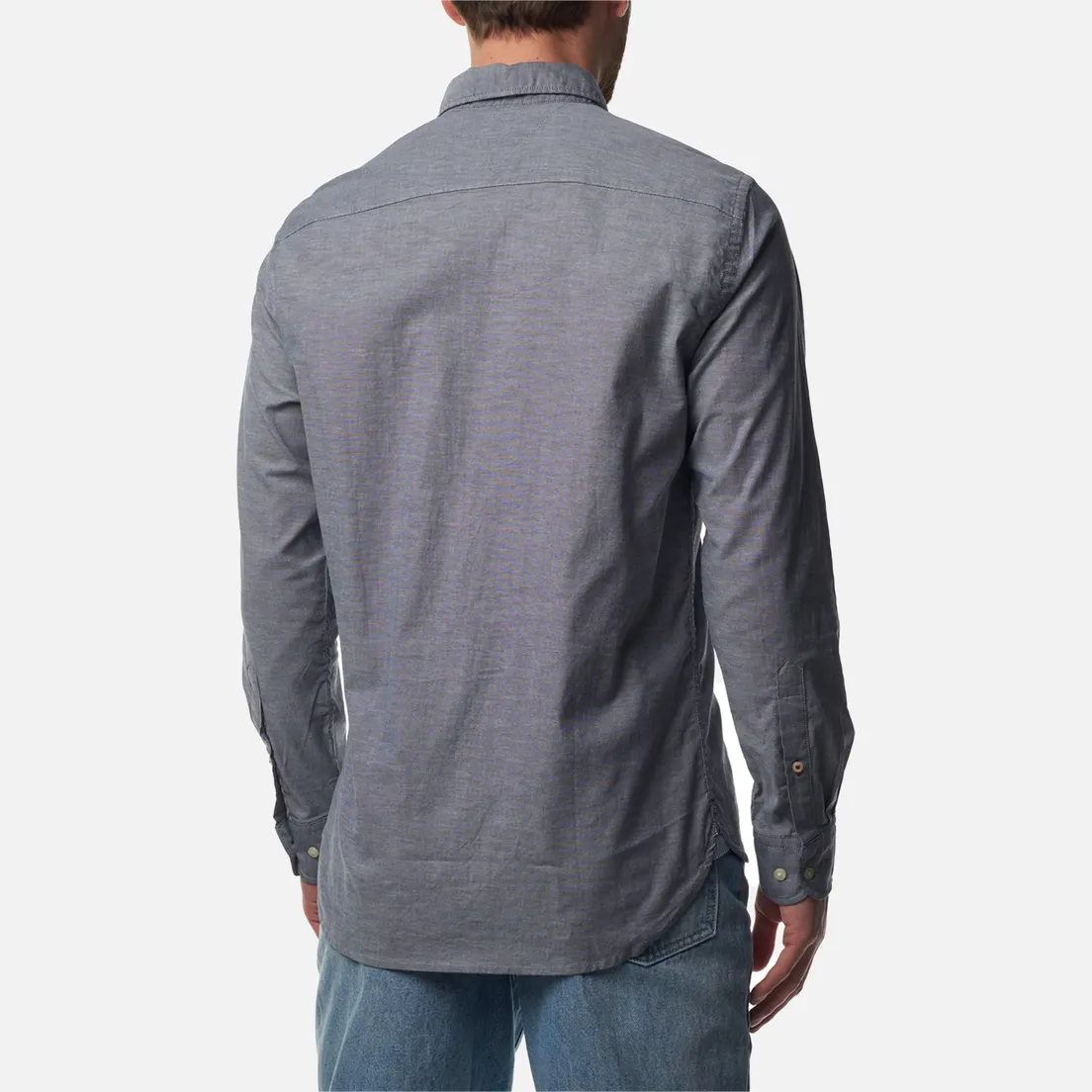 Tommy Hilfiger Мужская рубашка Core 1985 Flex Oxford Regular Fit