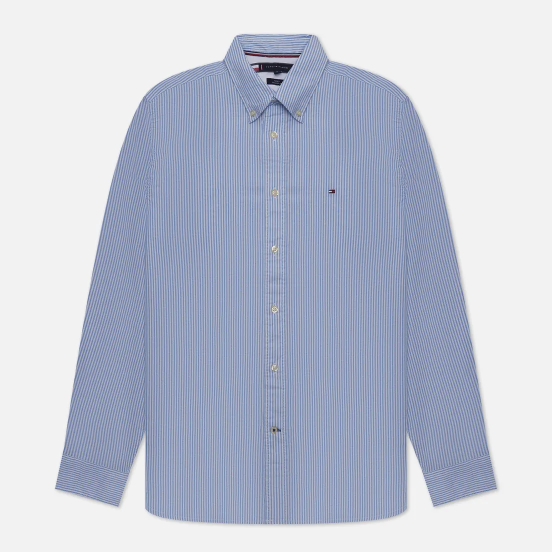 Tommy Hilfiger Мужская рубашка Core 1985 Flex Oxford Stripe Regular Fit