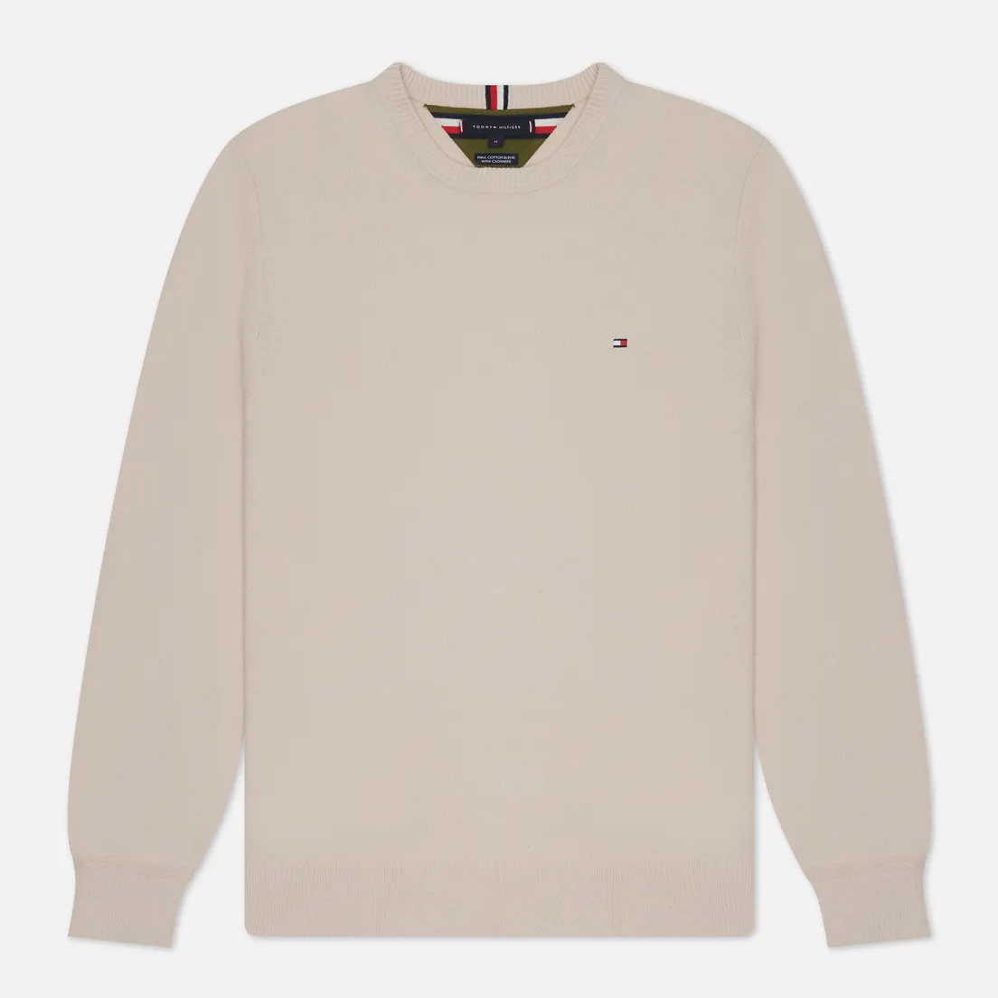 Tommy Hilfiger Мужской свитер Pima Organic Cotton Cashmere Crew Neck