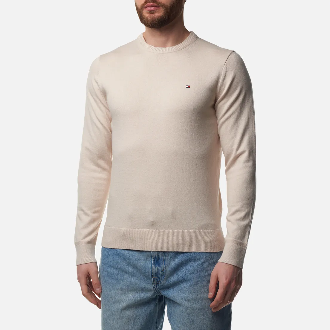 Tommy Hilfiger Мужской свитер Pima Organic Cotton Cashmere Crew Neck