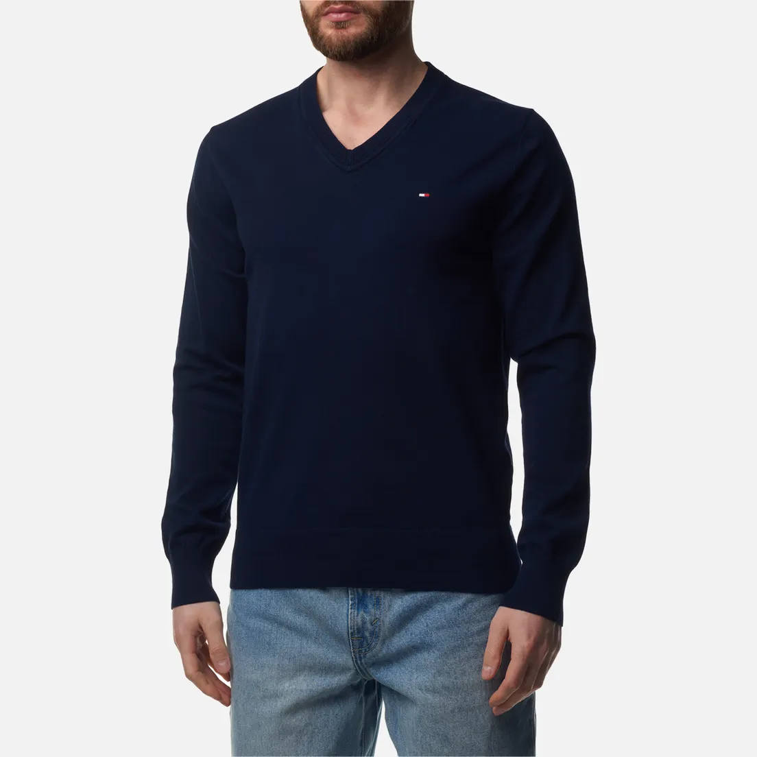 Tommy Hilfiger Мужской свитер 1985 V-Neck