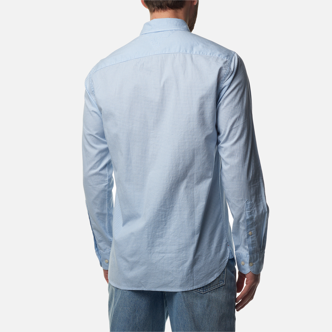 Tommy Hilfiger Мужская рубашка Soft Flex Gingham Regular Fit