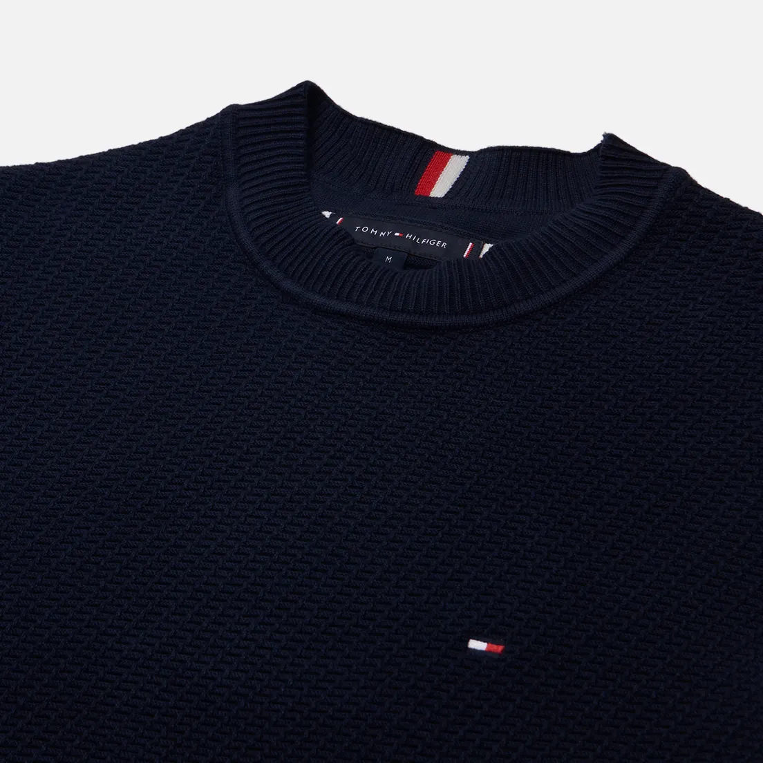 Tommy Hilfiger Мужской свитер Rectangular Structure Crew Neck