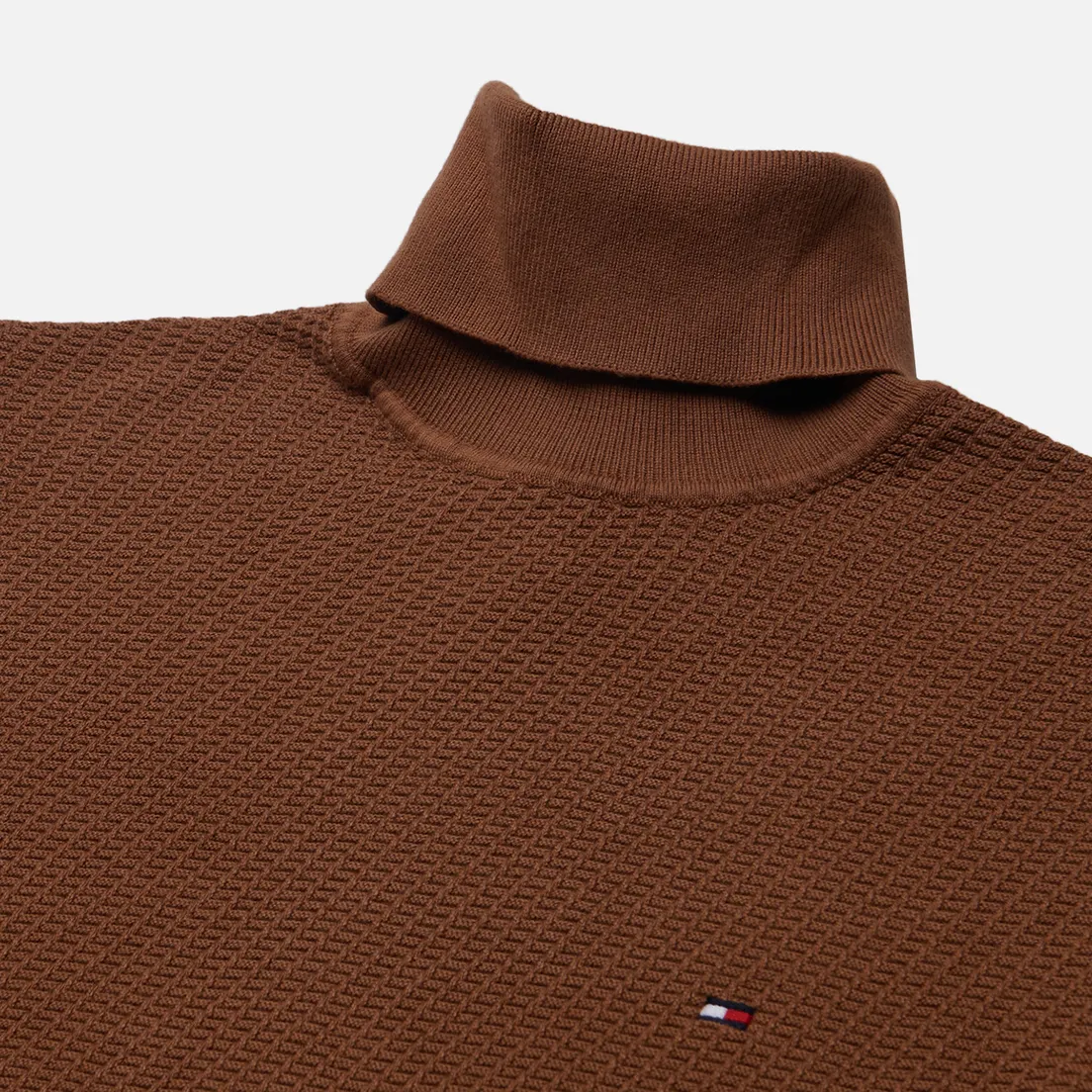 Tommy Hilfiger Мужской свитер Rectangular Structure Roll Neck