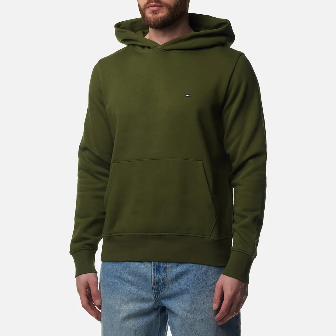 Tommy Hilfiger Мужская толстовка Flag Logo Hoodie