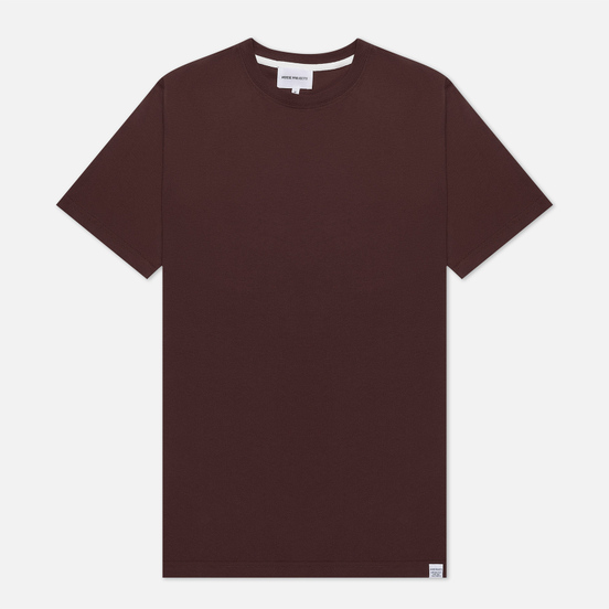 Мужская футболка Norse Projects Niels Standard Eggplant Brown