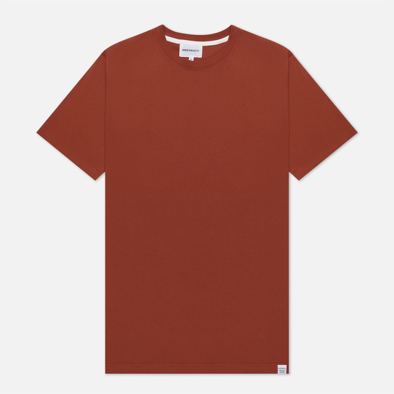 Мужская футболка Norse Projects Niels Standard Madder Brown