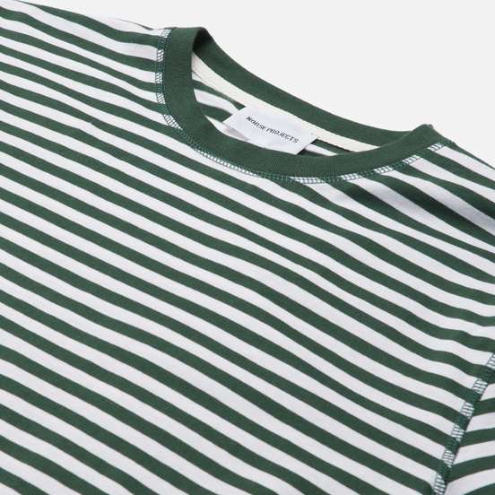 Мужская футболка Norse Projects Niels Classic Stripe Dartmouth Green