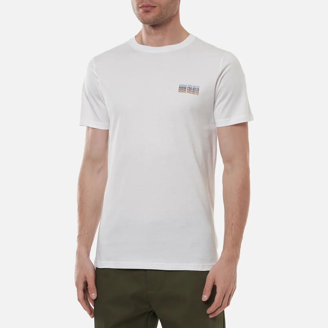Norse Projects Мужская футболка Niels Logo Stack