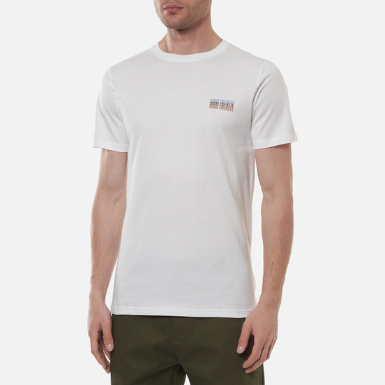 Мужская футболка Norse Projects Niels Logo Stack White