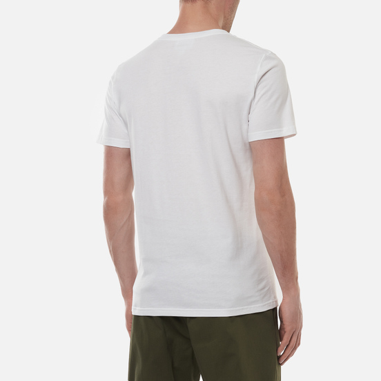 Мужская футболка Norse Projects Niels Logo Stack White
