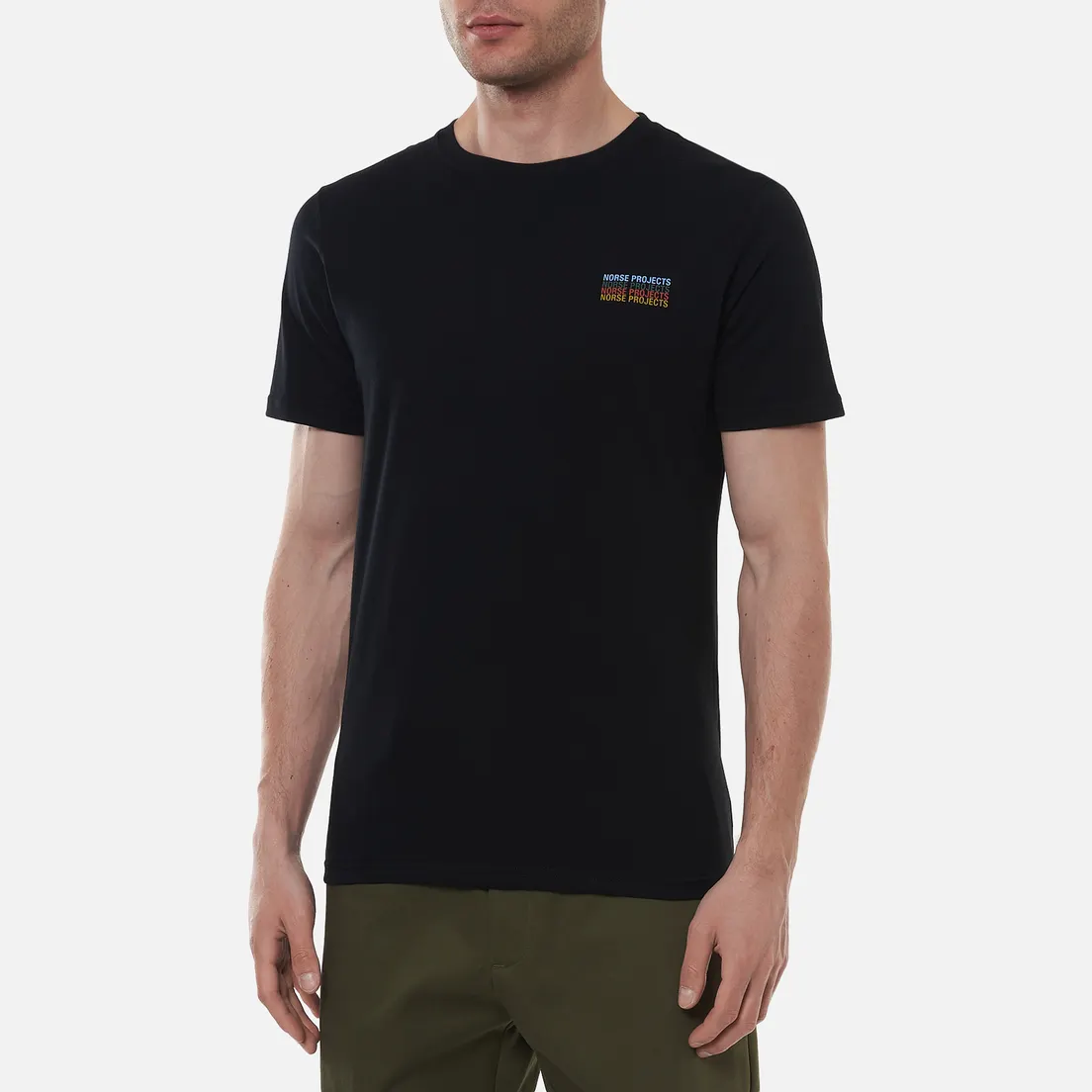 Norse Projects Мужская футболка Niels Logo Stack