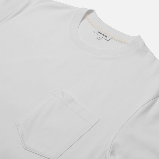 Мужская футболка Norse Projects Johannes Standard Pocket White