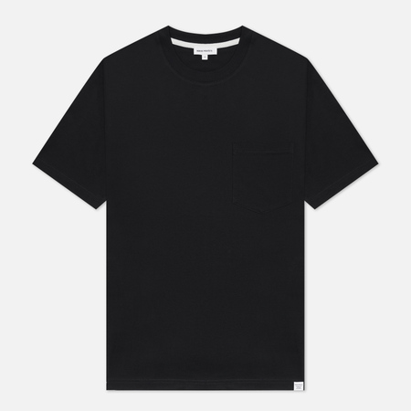 Мужская футболка Norse Projects Johannes Standard Pocket, цвет чёрный, размер XXL