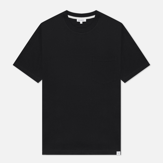 Мужская футболка Norse Projects Johannes Standard Pocket Black
