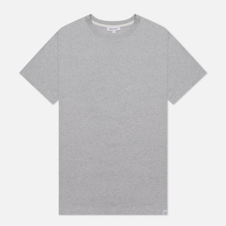 Мужская футболка Norse Projects Niels Standard Regular Fit, цвет серый, размер XL