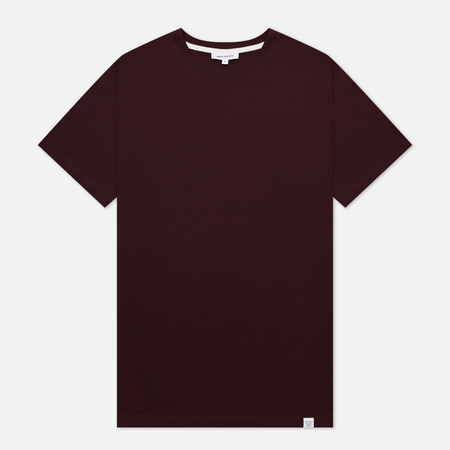 Мужская футболка Norse Projects Niels Standard Regular Fit, цвет коричневый, размер XL