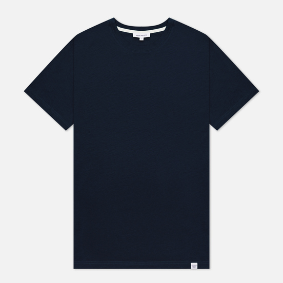 Мужская футболка Norse Projects Niels Standard Regular Fit Dark Navy