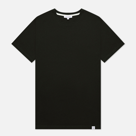 Мужская футболка Norse Projects Niels Standard Regular Fit, цвет оливковый, размер L