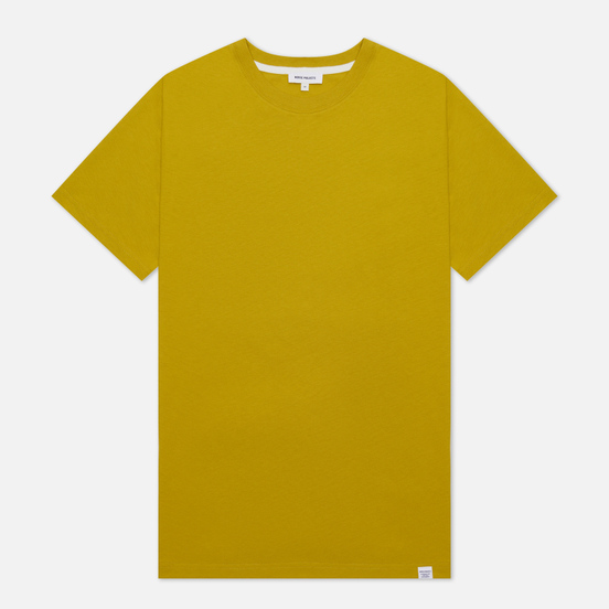 Мужская футболка Norse Projects Niels Standard Regular Fit Brass Yellow